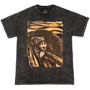 Disney The Nightmare Before Christmas Men's The Scream Jack Skellington Graphic T-Shirt