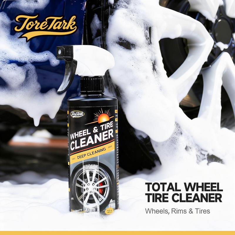 ToreTark Car Wheel and Tire Cleaner, Heavy Duty Wheel, Rust, and Water Spot Cleaner，16OZ