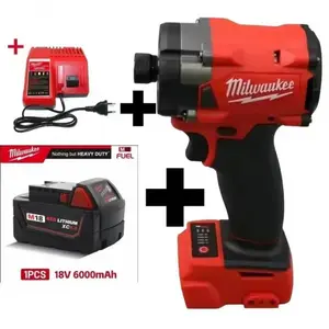 Milwaukee Cordless Impact Driver 18V Lithium Battery Brushless High Torque Electric Drill