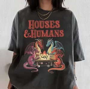 Comfort Colors Houses and Humans RPG Shirt, DnD Class Shirt, D&D Clothing, D and D Character Class T Shirt