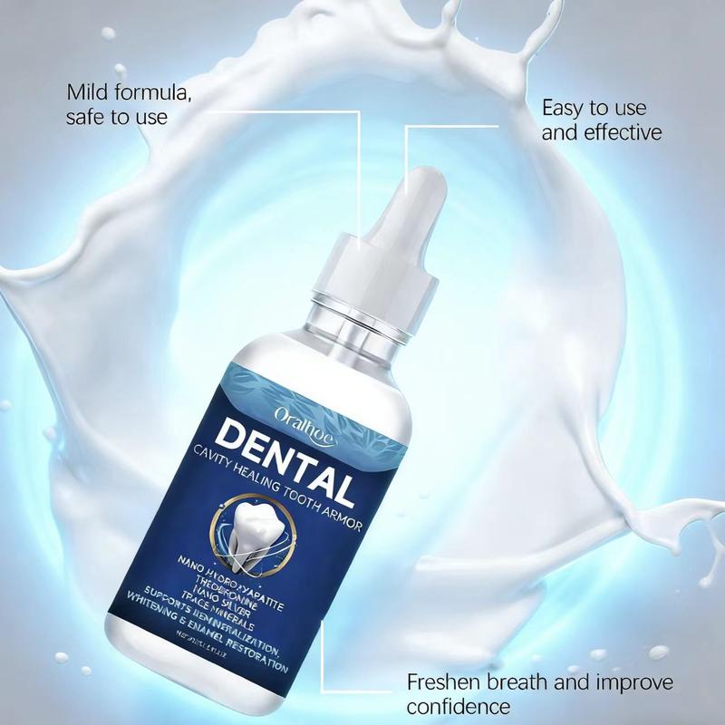 Oralhoe Daily Tooth Armor Liquid Drops   Care for sensitive teeth   Effectively protects teeth and reduces stains   Dental care   Fresh breath   Suitable for everyday use