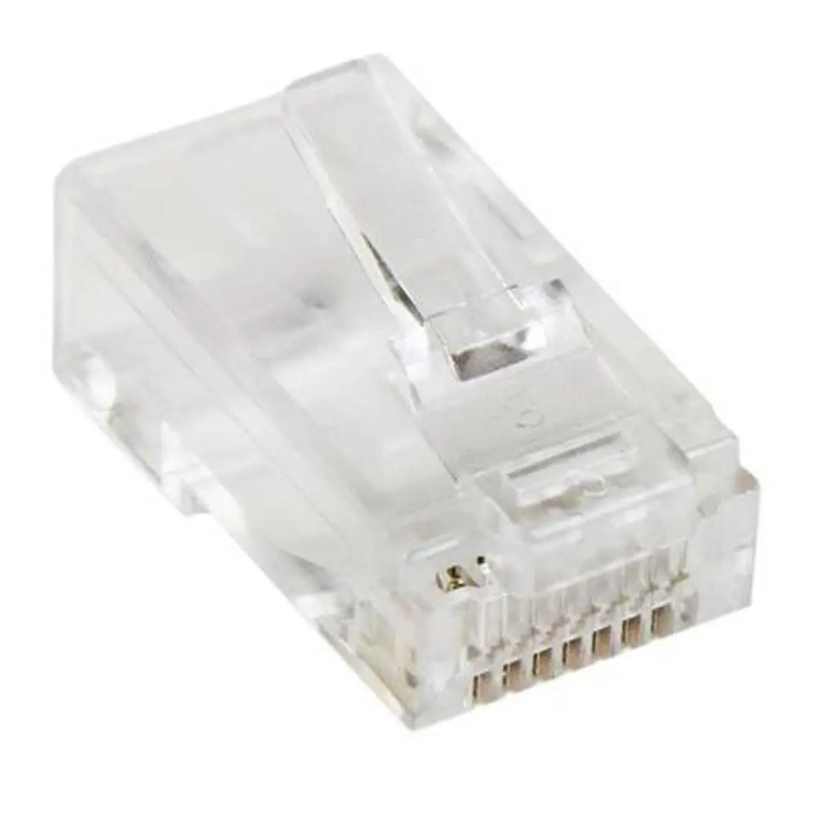 StarTech Cat5e RJ45 Stranded Modular Plug Connector - Bulk 50-Pack for Field Termination of Stranded Wire, Bulk Pack
