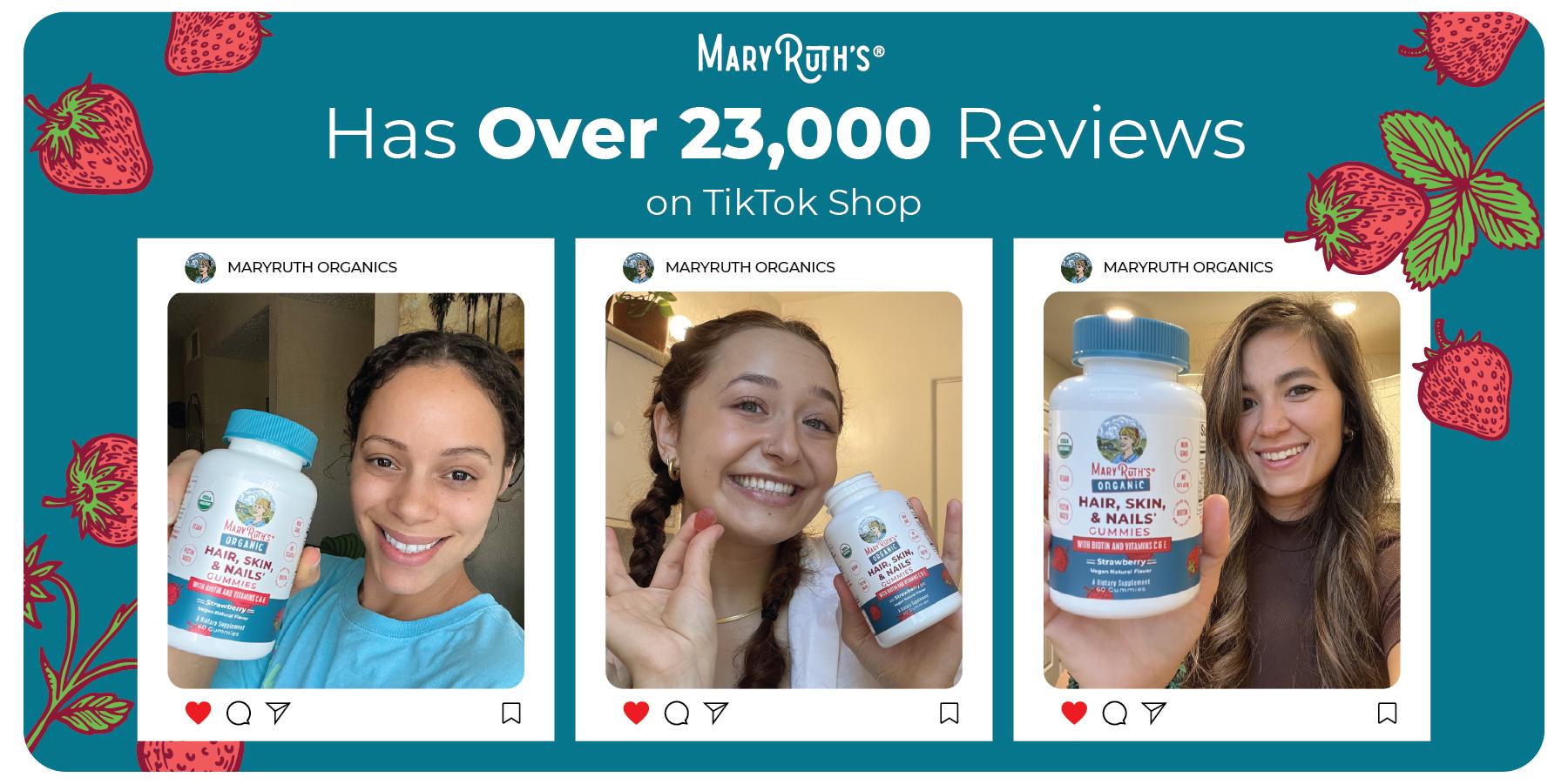 MaryRuth's Hair Skin and Nail Vitamins - Biotin, Vitamin C & Vitamin E - Hair & Skin Health - Nail Growth - For Ages 14+ - 60 Count Healthcare Dietary