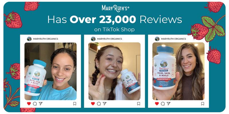 MaryRuth's Hair Skin and Nail Vitamins - Biotin, Vitamin C & Vitamin E - Hair & Skin Health - Nail Growth - For Ages 14+ - 60 Count Healthcare Dietary