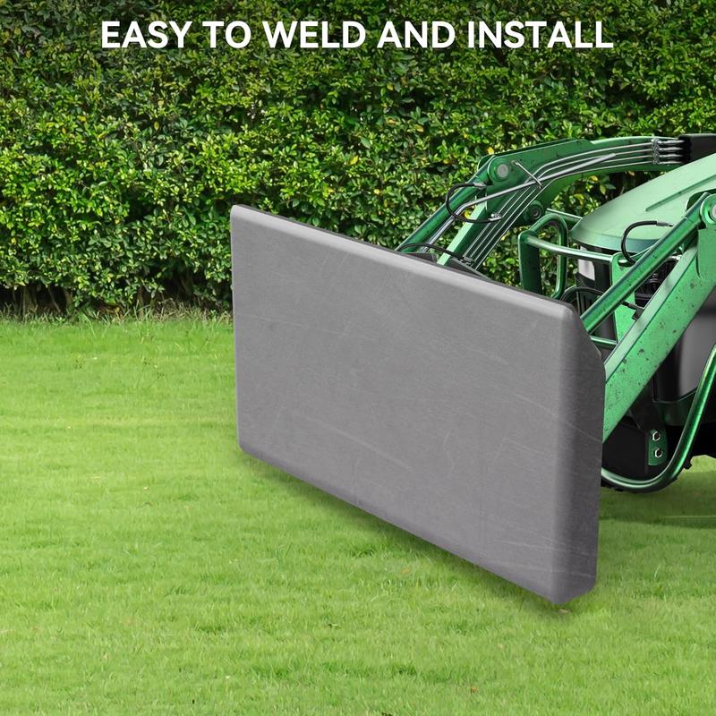 OEDRO Mini Skid Steer Plate Attachment 1/4" Universal Heavy Duty Quick Attach Weld on Mount Black Plate Compatible with Toro Dingo Thomas Finn Ditch Witch Boxer Multi One Easy to Weld and Install