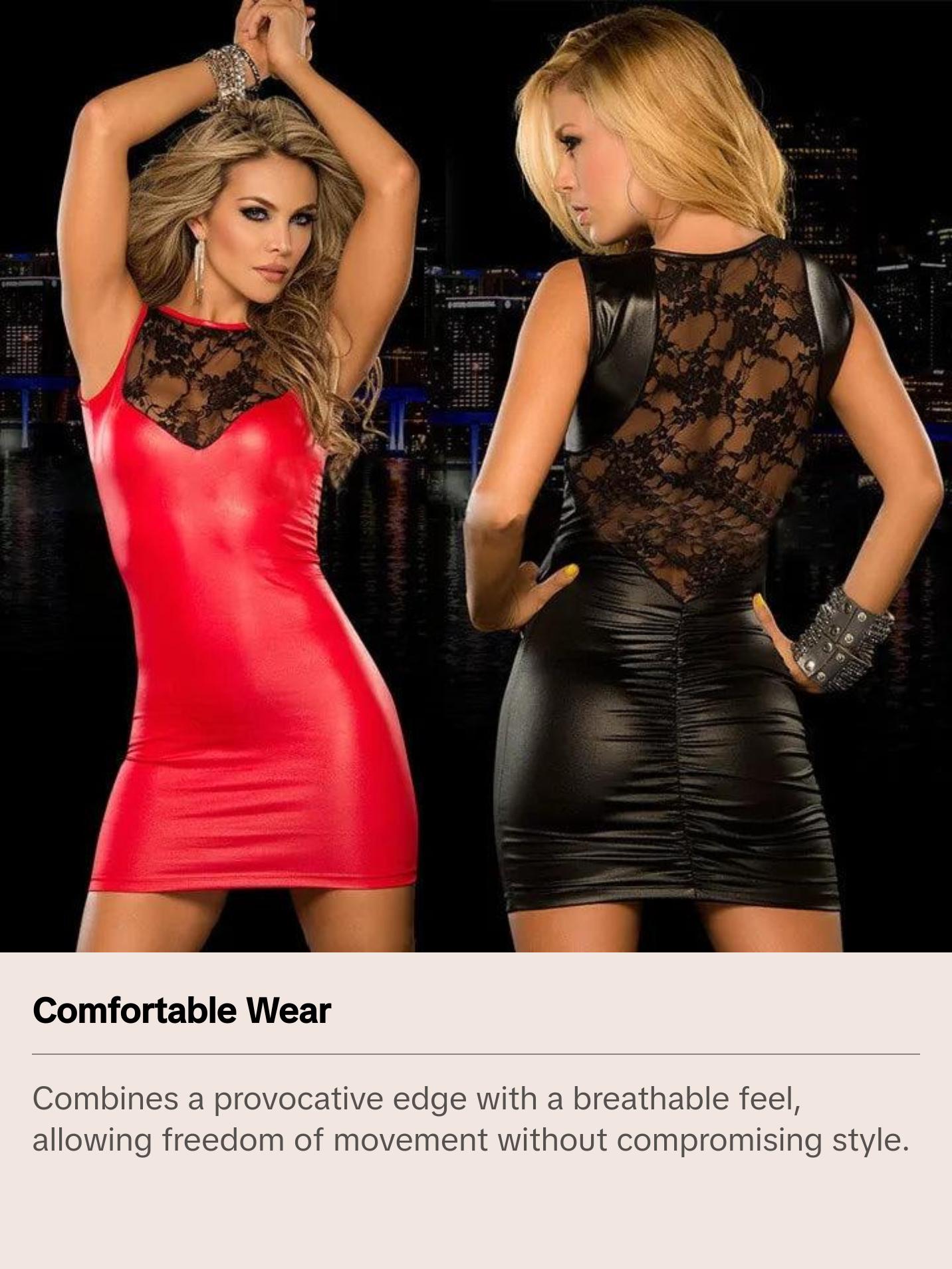 Charmed Sexy Women's Fetish Latex Dresses Charmed Sexy Women's Fetish Latex Dresses