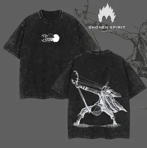 Usopp "Sogeking" - One Piece Anime Double Printed Vintage Washed Unisex Oversize Anime Manga Washed Heavyweight Cotton T-shirt, gifts For Anime Fan, Anime Lover