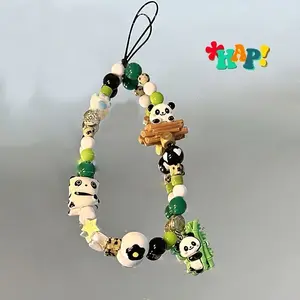 Original Chinese Cartoon Panda Phone Charm - a Cute Accessory for Phones And Bags, Perfect for Stylish CCD Cameras!