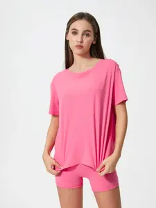 Millennia Round Neck Short Sleeve Active T-Shirt