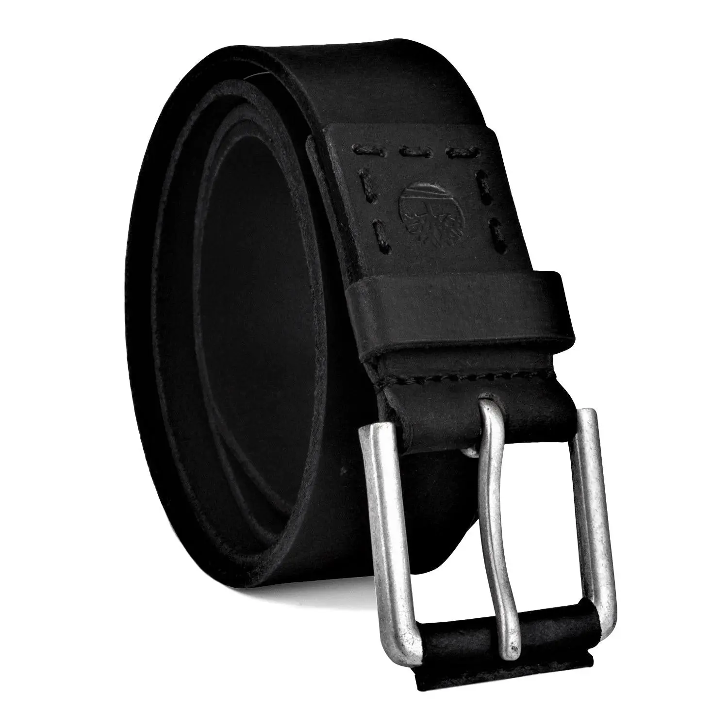 Timberland Men's 40MM Wide Pull Up Full Grain Leather Jean Belt Black