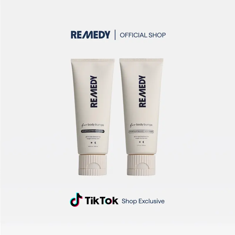 REMEDY KP Body Moisturizer + Scrub