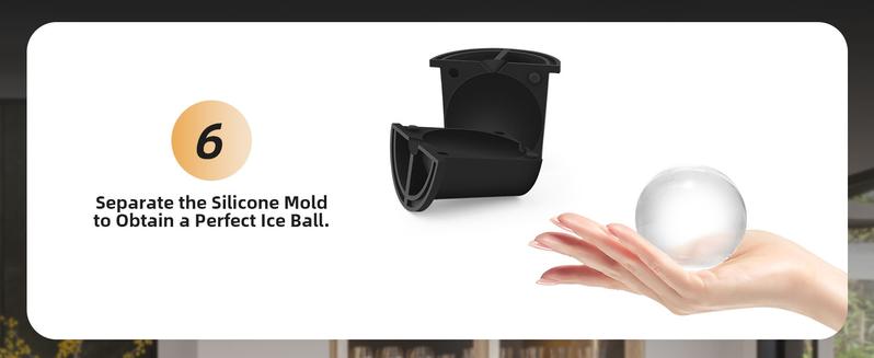 WIBIMEN 2 Pack Clear Ice Makers  With Ice Tong & Storage Box – Bar Quality at Home