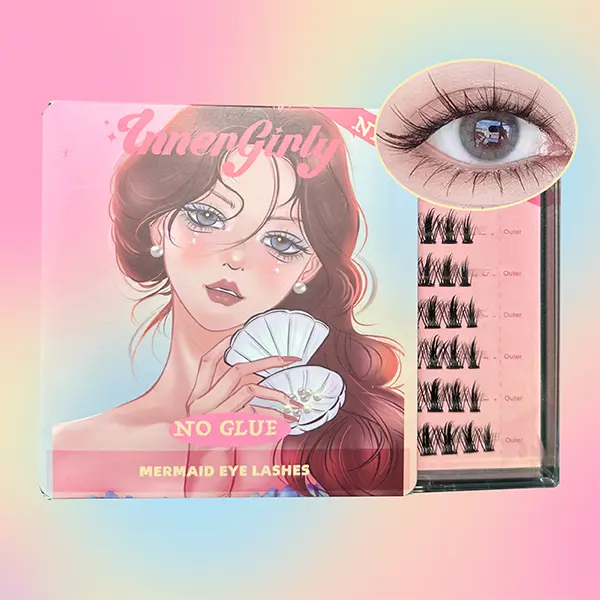 Mermaid Self Adhesive Lashes - No Glue Required - Eyelashes, Makeup