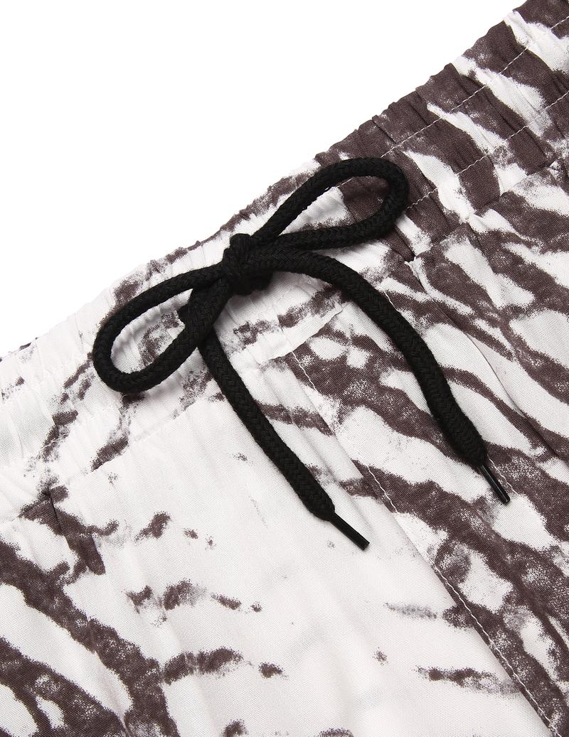 COOFANDY Men's Set Hawaiian Matching Set Summer Beach 2 Piece Outfits Flower Shirts and Shorts Tropical Fabric Tropical Fabric Floral Menswear  Shortsleeve Loose