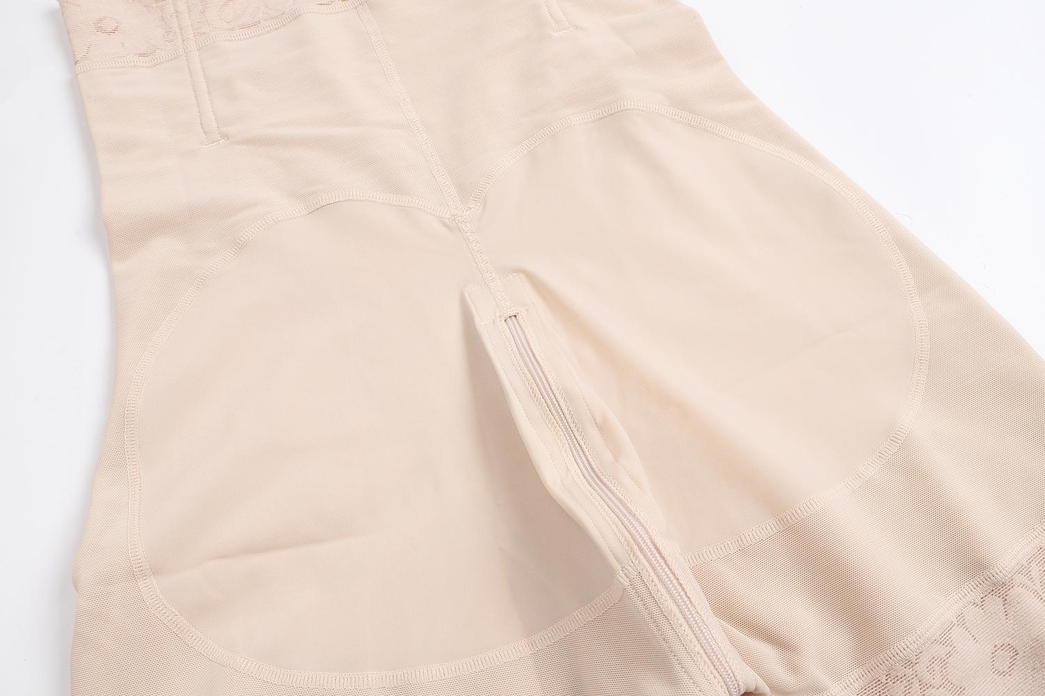 Curvyfaja Waist Shapewear for Women Tummy Control Butt Lift  with Zipper for Easy Bathroom Wear Compression Basic Minimalist Style