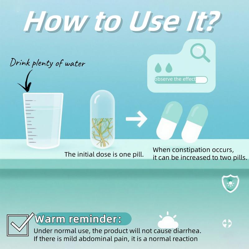 POXLOO Plant Cleanse Capsules｜15-Day Lightness Program｜Natural Plant Fiber｜Gentle Digestive Support Supplement Healthcare