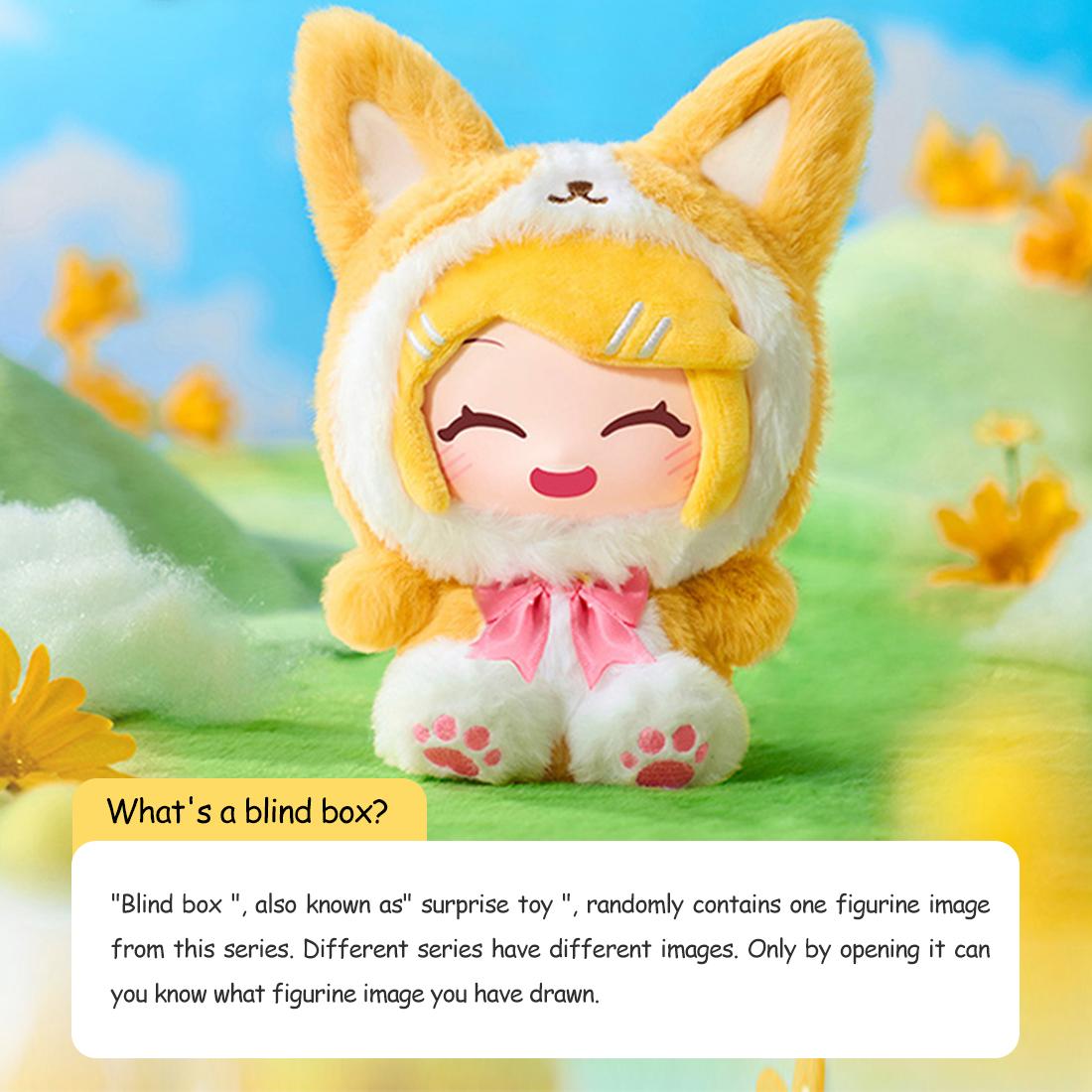 MINISO Hatsune Miku Vinyl Plush Doll Forest Cute Creatures Series Blind box Soft Stuffed Plush Keychain Bag Pendant Adorable Miku Design with Forest Creature Theme Ideal for Collectors and Fans