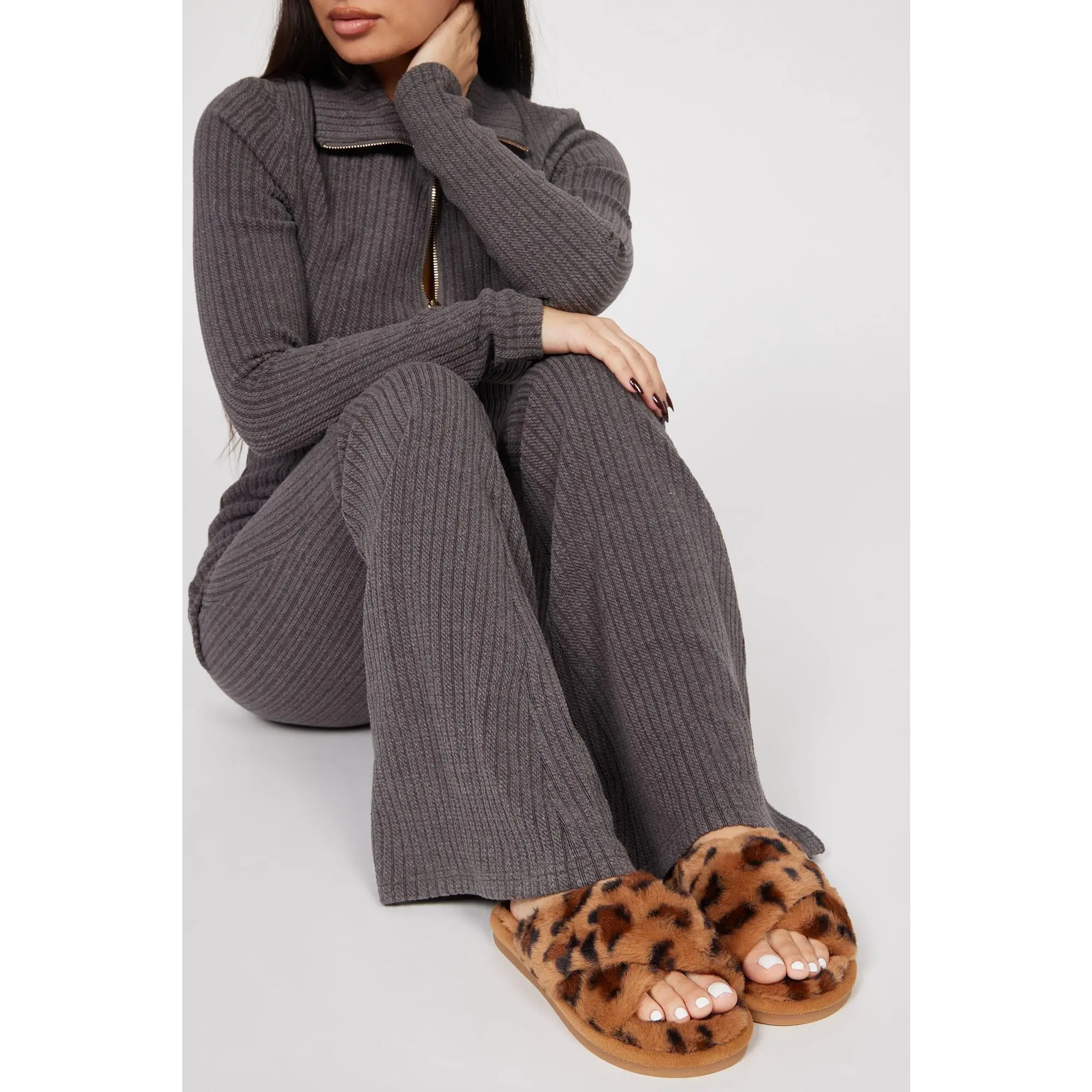 Ready To Be Comfy Slippers - Leopard Ready To Be Comfy Slippers - Leopard