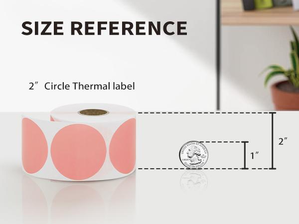 JADENS Circle Sticker Label 2inch Self-Adhesive Label for DIY Logo, QR Code, Name Tag,Father's Day JADENS Circle Sticker Label 2inch Self-Adhesive Label for DIY Logo, QR Code, Name Tag,Father's Day