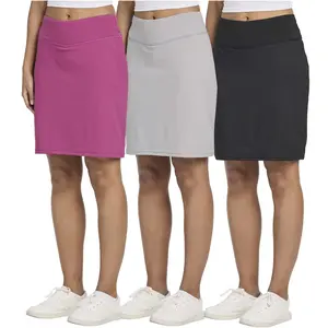 Pack: Women's 20" Golf Skirts Knee Length Skorts Athletic Long Active Casual Pockets (Available in Plus)