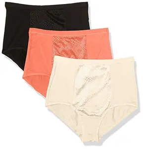 Warner's Women's Blissful Benefits By Warner's Tummy Smoothing Brief Panties Multipack