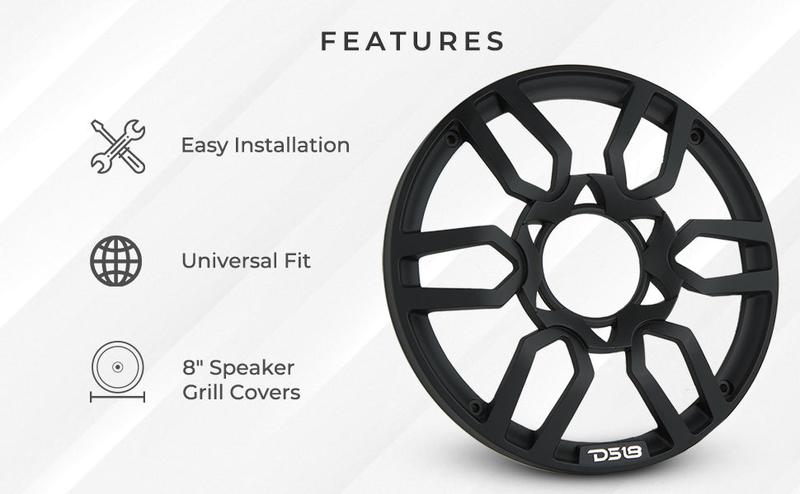 8" Universal Speaker Grill Cover