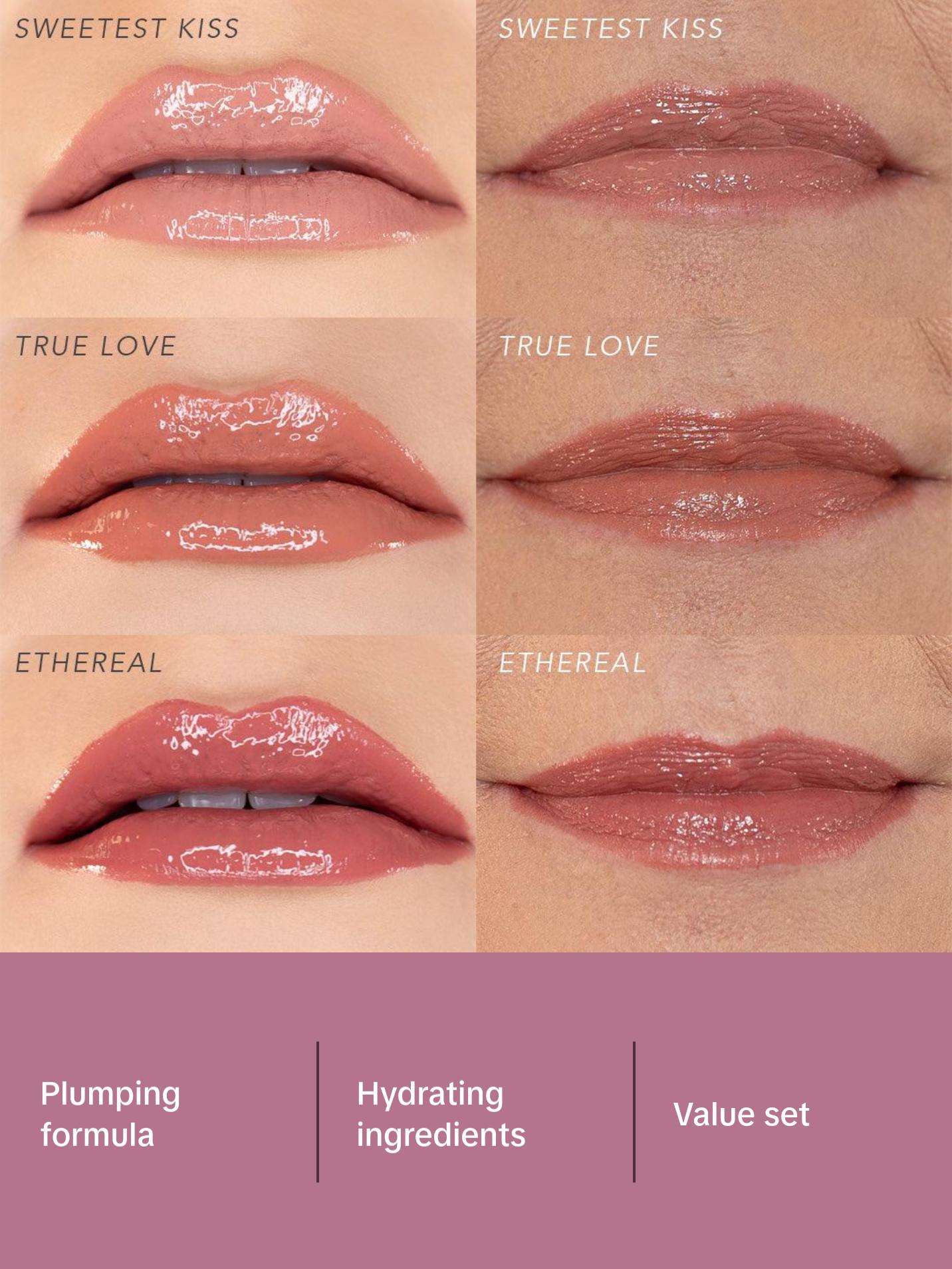 Your Lips But Plumper Lip Wardrobe Trio | Double-ended Lipgloss and Lipstick Duos