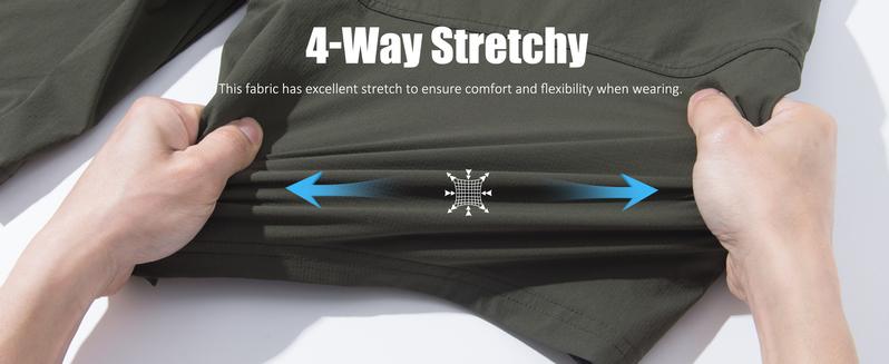 MAGCOMSEN Men's Hiking Cargo Shorts 9" Quick Dry Lightweight Summer Casual Shorts for Men Work Golf Outdoor 5 Pockets Outdoorfun MAGCOMSEN Men's Hiking Cargo Shorts 9" Quick Dry Lightweight Summer Casual Shorts for Men Work Golf Outdoor 5 Pockets Outdoorfun