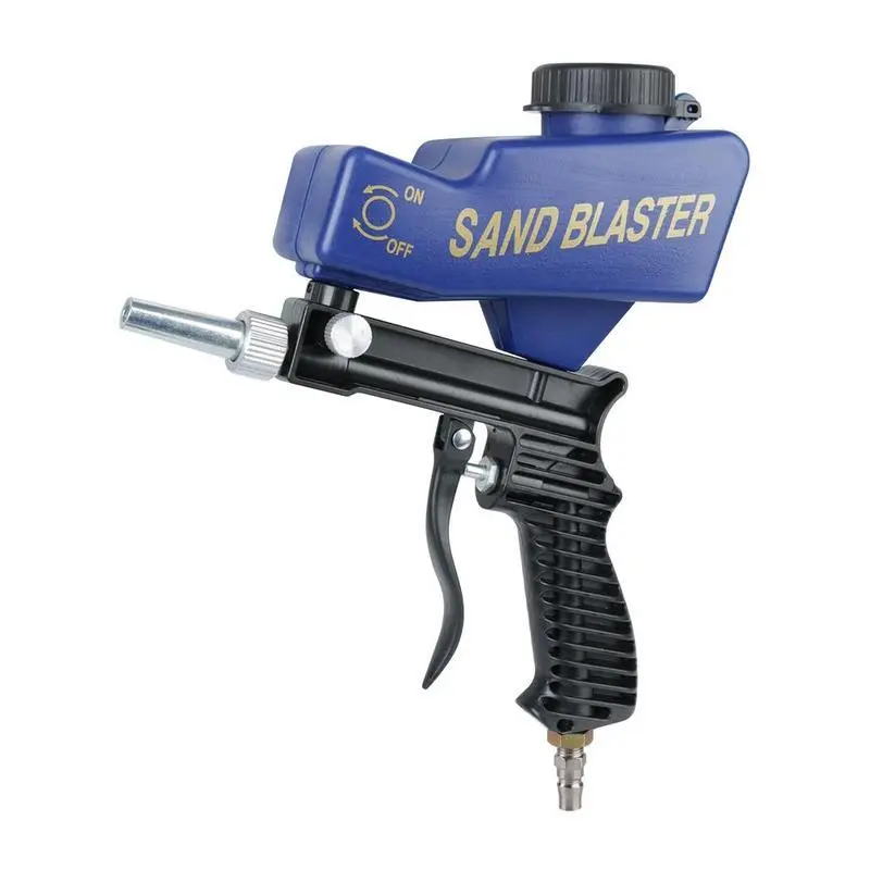 Gravity Sandblasting Tools, Pneumatic Sandblasting Set, Rust Blasting Device Adjustable Blasting Machine, Pneumatic Blasting Tools Set, Professional Car Body Repair Tool, Sandblasting Accessories, Heavy Duty Pressure