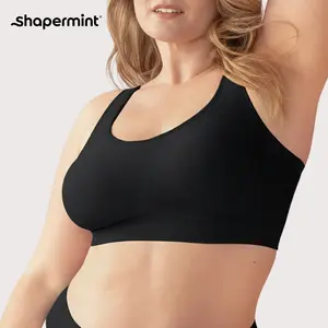 Shapermint Everyday Comfort Wireless Bra with Adjustable Convertible Straps & Seamless Design