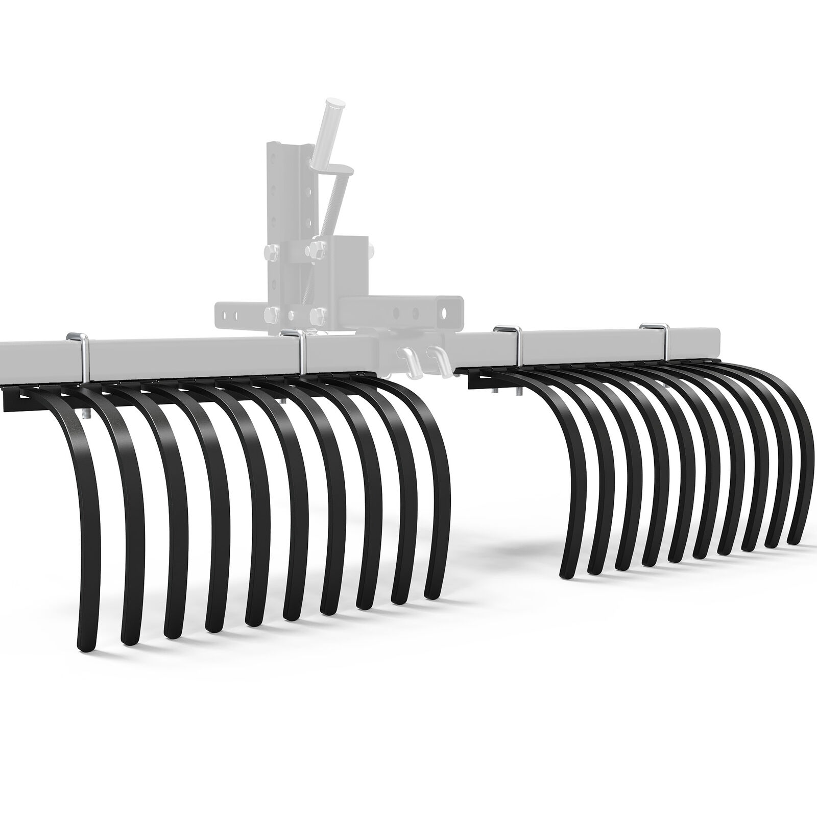 YITAMOTOR ATV/UTV Landscape Rake Implement for Removal of Rock, Grass Clumps and Debris Fits for YITAMOTOR ATV/UTV Manual Implement Lift