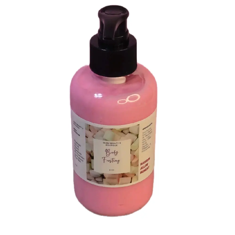 NEW! Marshmallow Moment Type Whipped Shea Butter Moisturizer 8 oz - Handmade Shea Butter Body Frosting with Shea Butter & Sweet Almond Oil, Lightweight & Hydrating Non-Greasy