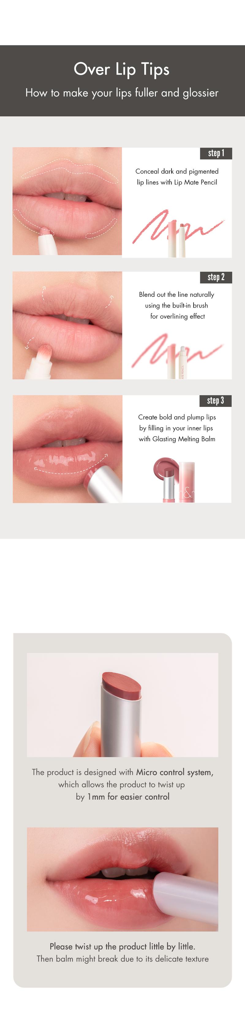 [rom&nd Official Shop] rom&nd Glasting Melting Balm 3.5g Glossy Finish, Hydrating & Moisturizing,Vegan, Lipgloss Lipstick Makeup Cosmetic