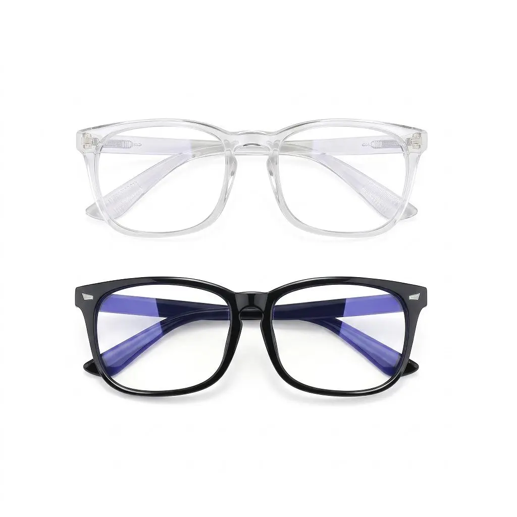 Blue Light Blocking Computer Glasses - Anti-Eyestrain, Anti-Glare, UV Protection, Lightweight Frame Business Glasses for Gaming, Office Use | High-Quality Eyewear, Glasses Blue Light summerwins