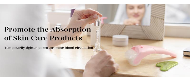 IcyMe Ice Roller & Jade Gua Sha Set – BAIMEI Face Massage Tools for Skincare