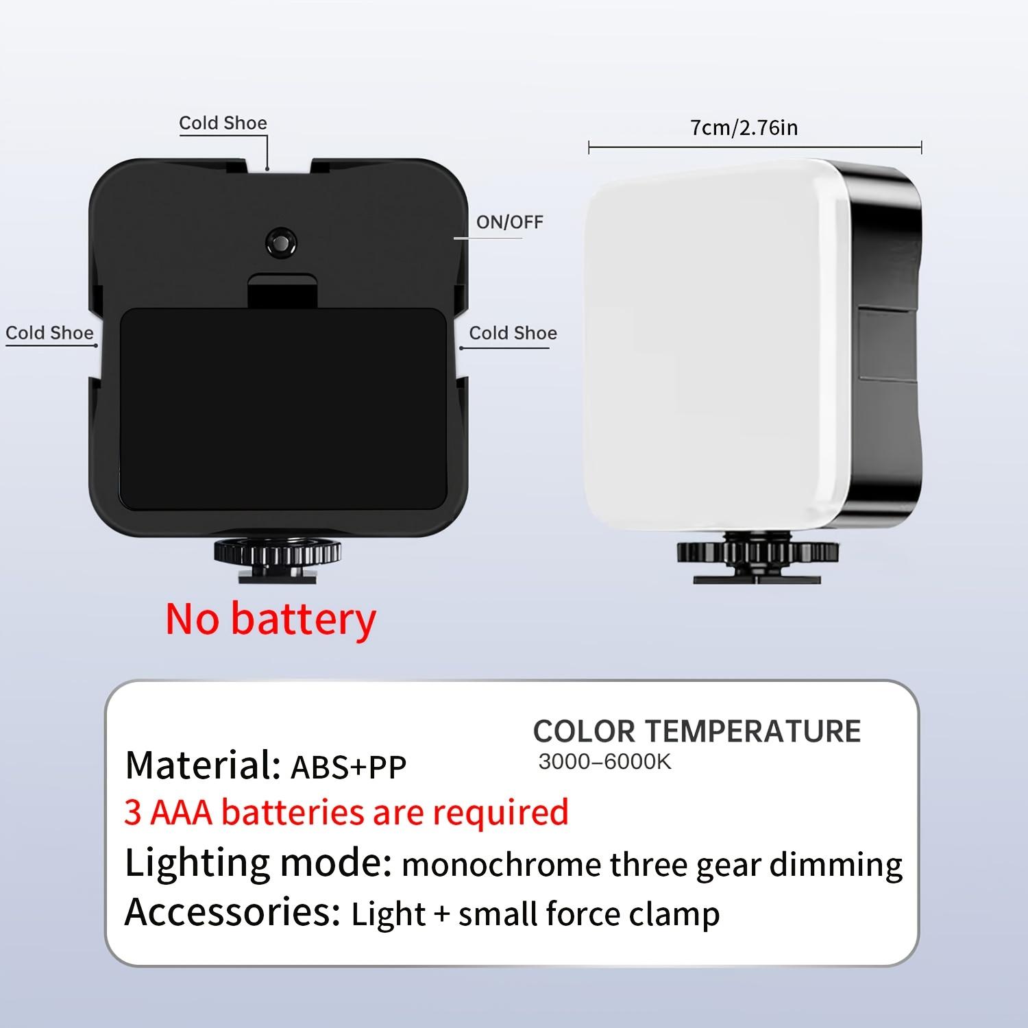 Portable foldable live streaming stand, portable tripod selfie stick with LED lights and microphone, Black phone holder, Selfie accessory.excellent gifts for Christmas and new year，Must-buy on Black Friday