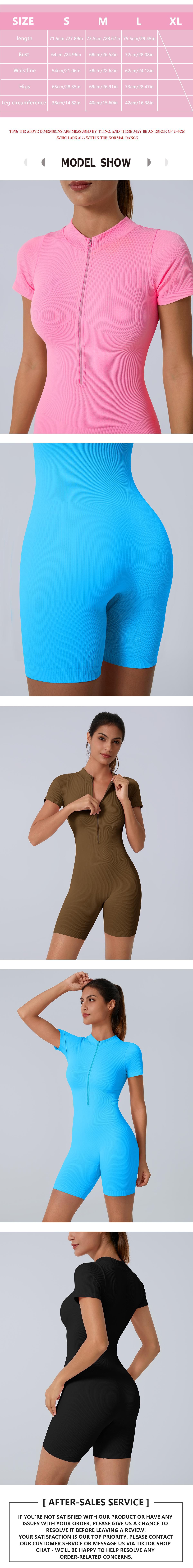 NcmRyu Women's Short Sleeve Zip-Front Romper & 4-Way Stretch for Gym Yoga -Sporty Jumpsuit Workout Jumpsuits Stretchable Activewear women sport clothing NcmRyu Women's Short Sleeve Zip-Front Romper & 4-Way Stretch for Gym Yoga -Sporty Jumpsuit Workout Jumpsuits Stretchable Activewear women sport clothing