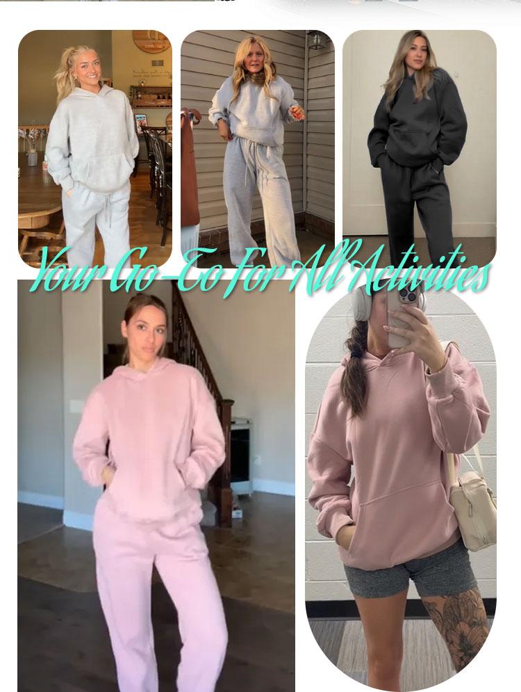 AUTOMET Womens 2 Piece Outfits Lounge Hoodie Sweatsuit Sets Plus Size Fall Fashion Clothes Airport Travel Pants Tracksuits