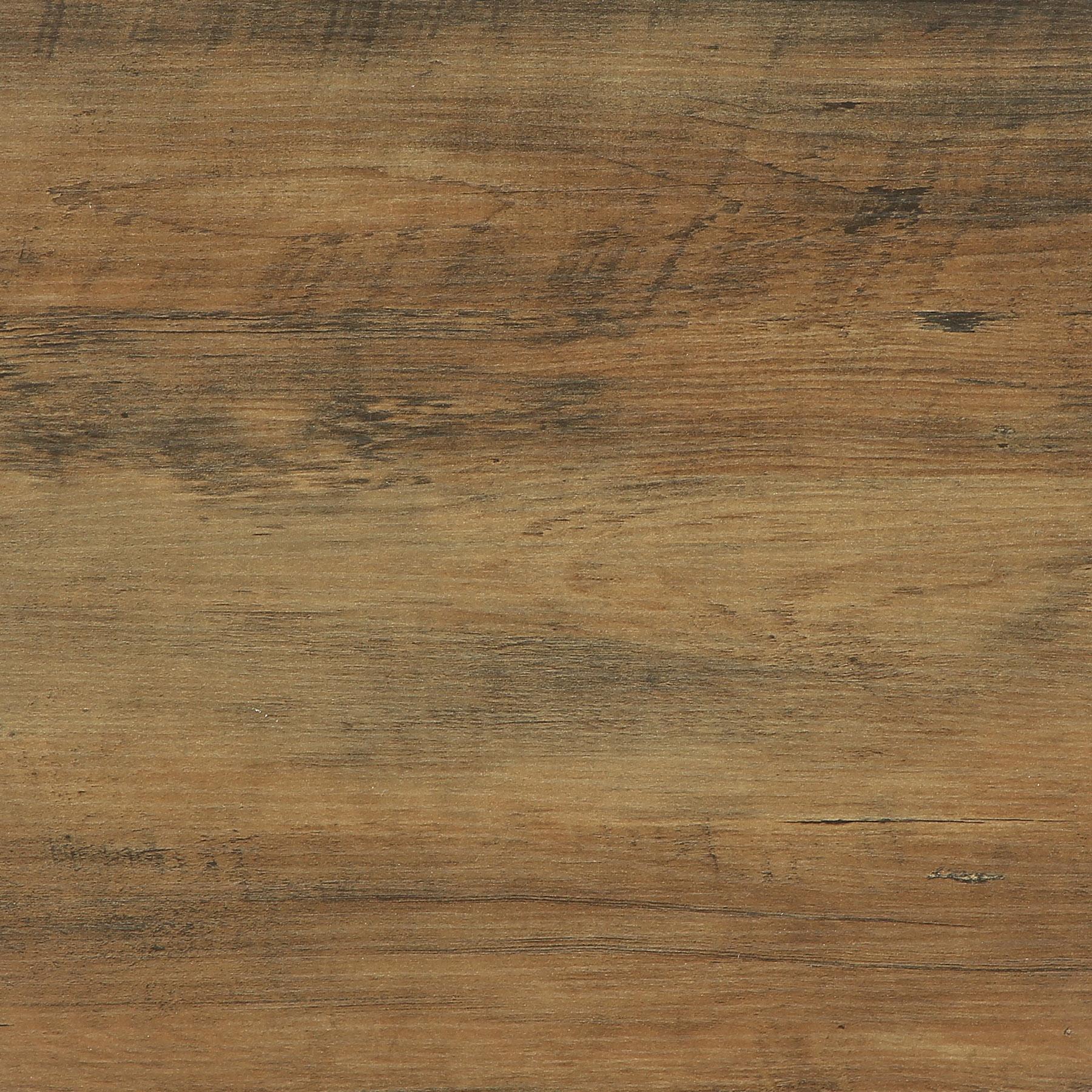 LITTLE TREE Farmhouse Round End Table, Wooden Couch Side Table with Octagonal Base, Rustic Brown Nightstand Pedestal Accent Furniture for Living Room, Bedroom