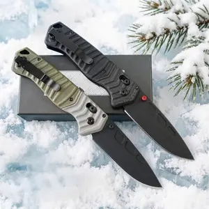 BM593 outdoor sports folding knife, premium EDC pocket knife, durable kitchen tool, suitable for camping and picnics, men’s gift