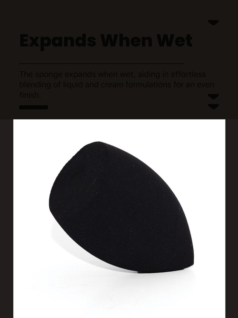 Palladio Makeup Blending Sponge - Ultra Soft Latex Free Teardrop Shape for Flawless Application & Airbrushed Finish - Cruelty Free Vegan Beauty Tool