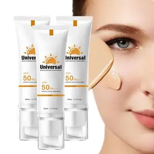/2Pack Sunscreen To Prevent Sunburn And Tanning Universal Protector Solar Spf 50, Protector Solar Con Color, Facial Skincare Comfort Moisture