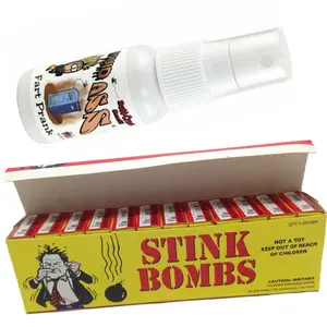 💨 Ultimate Stink Prank Combo – Liquid Ass Spray + 36 Glass Stink Bombs