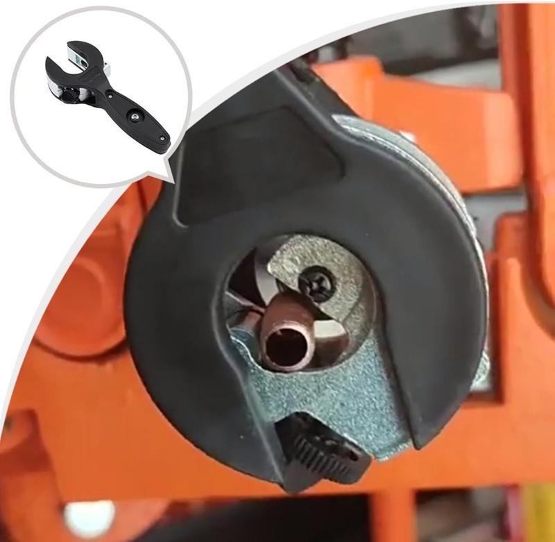 Ratchet-type Pipe Cutter, One-hand Fast Pipe Cutting Toolfor Cutting 5/16-1-1/8 inch Stainless Steel CopperAluminium,for Home Working