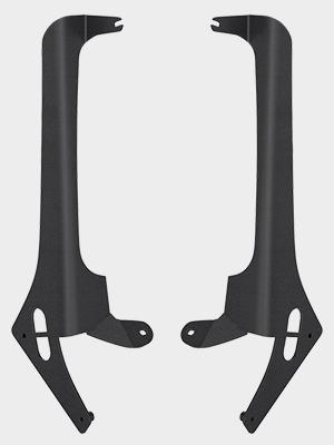 Nilight Windshield Frame Mounting Bracket for 52Inch LED Light Bar for 2018 2019 2020 2021 2022 2023 Wrangler JL/JLU Unlimited,,Black