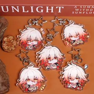 Honkai Star Rail's Phainon Mydei Mydei Acrylic Keychain - Cute Chibi Design Perfect For Keys And Backpacks, Cute, Durable, And Perfect For Bags, Keys, Or Gifts. Great For Daily Use Or As Thoughtful Little Gifts For Your Friends And Yourself.