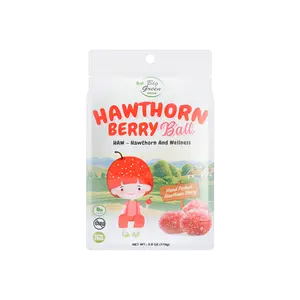 BIG GREEN Hawthorn Snow Balls 170g - Authentic Hometown Flavor, Natural & Delicious Chinese Snack