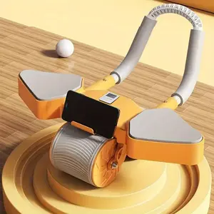 Elbow Support Automatic Rebound Ab Roller, Abdominal Exercise Machine, Abs Workout Equipment, Rolling Core Strength Trainer