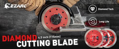EZARC 4-1/2 In. Diamond Blade Mix Pack For Tile/Marble/Granite,7/8 In. Arbor Tool Accessories, FathersDayGift