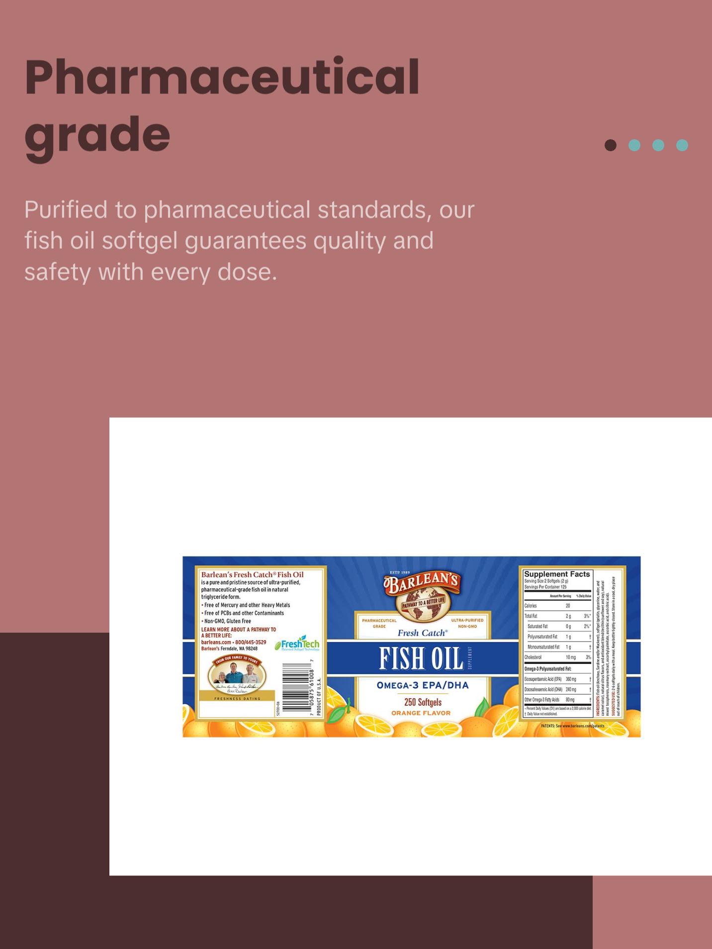 Fresh Catch® Fish Oil Softgels - Orange Flavor Healthcare Fitness Fresh Catch® Fish Oil Softgels - Orange Flavor Healthcare Fitness